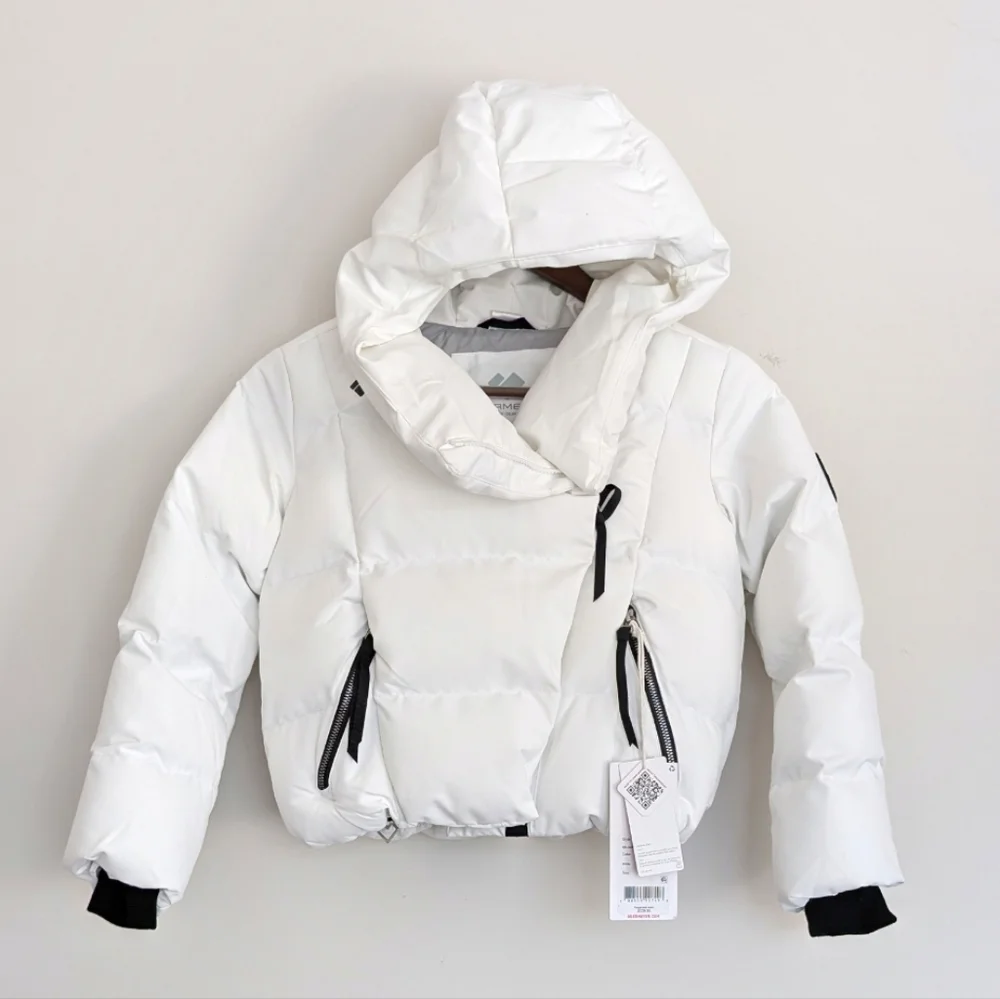 NWT OBERMEYER Teen Girls' Isla Jacket XS (6-7) White‎ Skiing Slope
